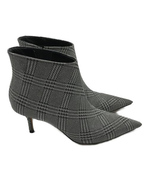 JIMMY CHOO（ジミーチュウ）JIMMY CHOO (ジミーチュウ) MARINDA 65  ピンヒールパンプス シルバー サイズ:36の古着・服飾アイテム