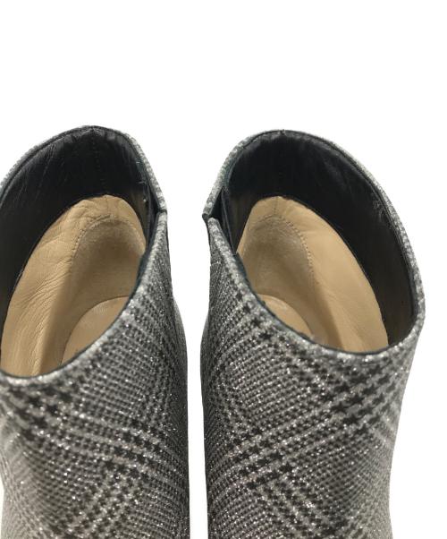 JIMMY CHOO（ジミーチュウ）JIMMY CHOO (ジミーチュウ) MARINDA 65  ピンヒールパンプス シルバー サイズ:36の古着・服飾アイテム