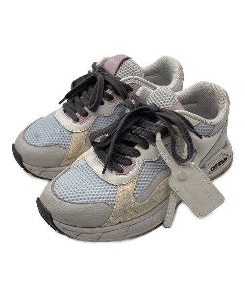 OFFWHITE（オフホワイト）OFFWHITE (オフホワイト) Kick Off Sneakers ローカットスニーカー ホワイト サイズ:38の古着・服飾アイテム