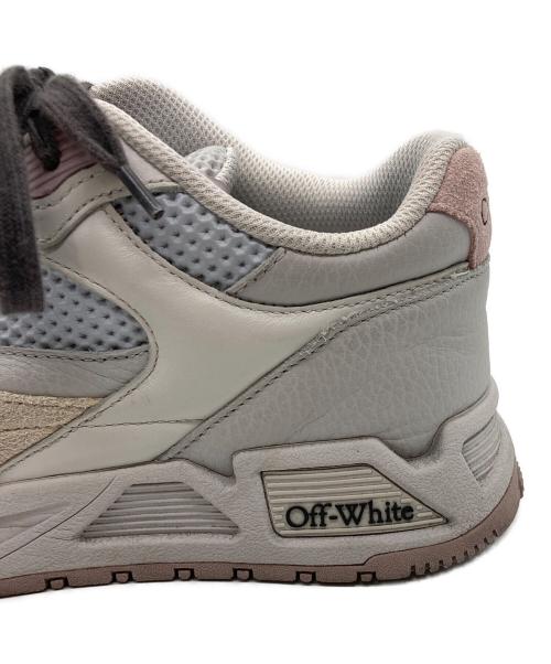 OFFWHITE（オフホワイト）OFFWHITE (オフホワイト) Kick Off Sneakers ローカットスニーカー ホワイト サイズ:38の古着・服飾アイテム
