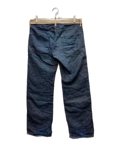 COMME des GARCONS HOMME（コムデギャルソン オム）COMME des GARCONS HOMME (コムデギャルソン オム) リネン混デニムパンツ インディゴ サイズ:XSの古着・服飾アイテム