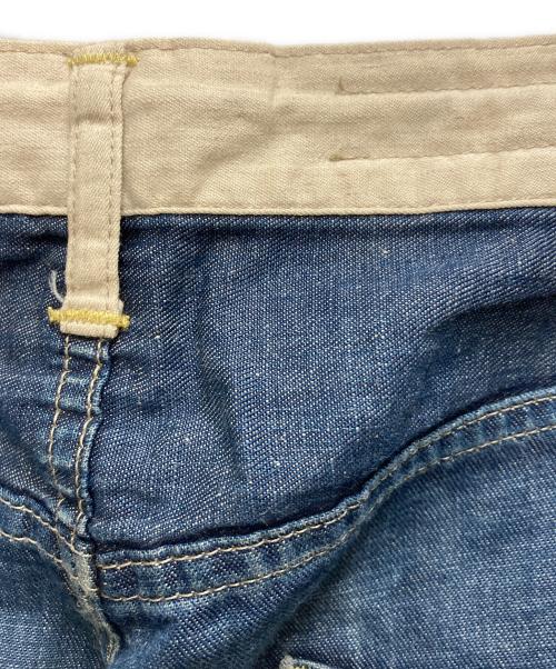 COMME des GARCONS HOMME（コムデギャルソン オム）COMME des GARCONS HOMME (コムデギャルソン オム) リネン混デニムパンツ インディゴ サイズ:XSの古着・服飾アイテム
