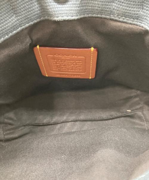 COACH（コーチ）COACH (コーチ) トート20 カラーブロック ネイビーの古着・服飾アイテム