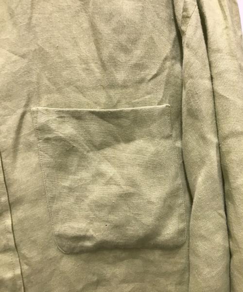 BANANA REPUBLIC（バナナリパブリック）BANANA REPUBLIC (バナナリパブリック) 90s リネンシャツ グリーン サイズ:Lの古着・服飾アイテム