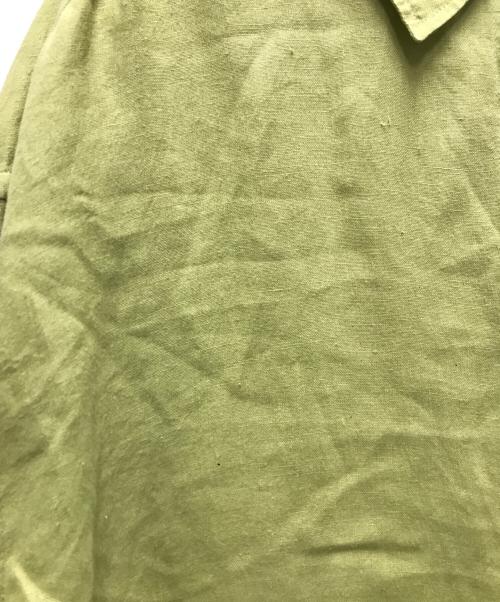 BANANA REPUBLIC（バナナリパブリック）BANANA REPUBLIC (バナナリパブリック) 90s リネンシャツ グリーン サイズ:Lの古着・服飾アイテム