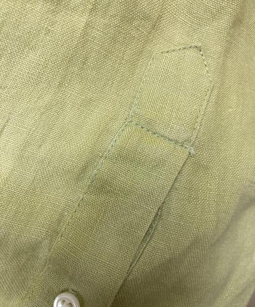 BANANA REPUBLIC（バナナリパブリック）BANANA REPUBLIC (バナナリパブリック) 90s リネンシャツ グリーン サイズ:Lの古着・服飾アイテム