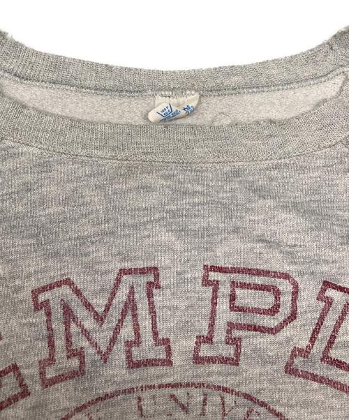 Champion（チャンピオン）Champion (チャンピオン) 80’s ラグランスウェット グレー サイズ:Lの古着・服飾アイテム
