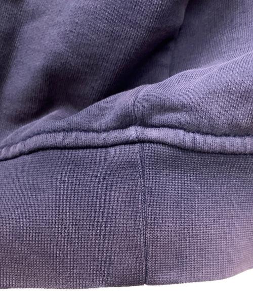 Maison Margiela（メゾンマルジェラ）Maison Margiela (メゾンマルジェラ) 20AW Leather Elbow Patch Zip-up Hoodie ネイビー サイズ:50の古着・服飾アイテム