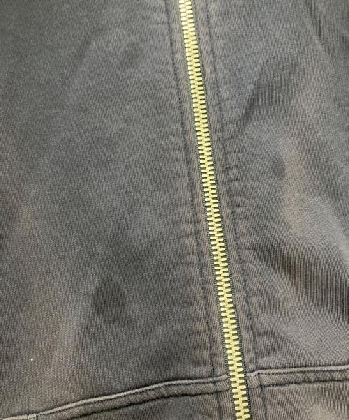 Maison Margiela（メゾンマルジェラ）Maison Margiela (メゾンマルジェラ) 20AW Leather Elbow Patch Zip-up Hoodie ネイビー サイズ:50の古着・服飾アイテム