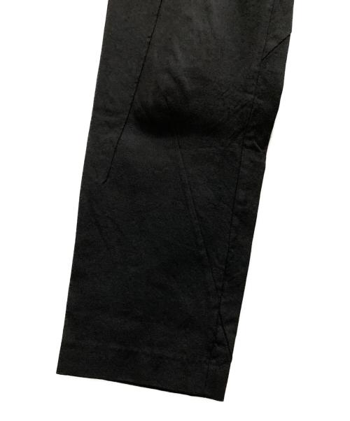 UNDERCOVER（アンダーカバー）UNDERCOVER (アンダーカバー) 16aw Wギャバダーツセミワイドパンツ ブラック サイズ:３の古着・服飾アイテム
