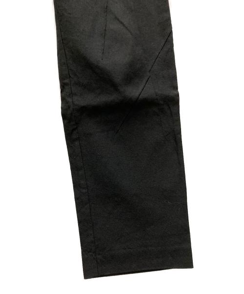 UNDERCOVER（アンダーカバー）UNDERCOVER (アンダーカバー) 16aw Wギャバダーツセミワイドパンツ ブラック サイズ:３の古着・服飾アイテム