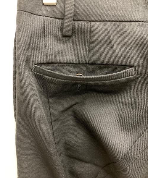 UNDERCOVER（アンダーカバー）UNDERCOVER (アンダーカバー) 16aw Wギャバダーツセミワイドパンツ ブラック サイズ:３の古着・服飾アイテム