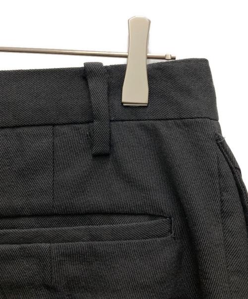 UNDERCOVER（アンダーカバー）UNDERCOVER (アンダーカバー) 16aw Wギャバダーツセミワイドパンツ ブラック サイズ:３の古着・服飾アイテム