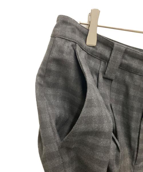 Jaded London（ジェイデッドロンドン）Jaded London (ジェイデッドロンドン) 1タック チェックパンツ ブラック サイズ:30の古着・服飾アイテム