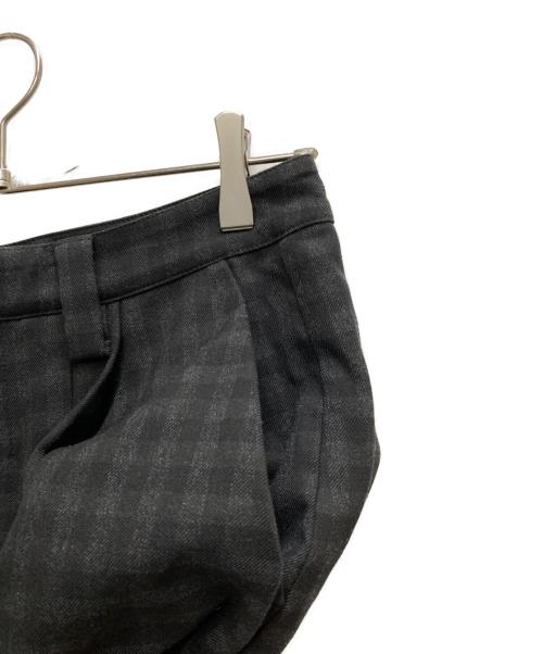 Jaded London（ジェイデッドロンドン）Jaded London (ジェイデッドロンドン) 1タック チェックパンツ ブラック サイズ:30の古着・服飾アイテム