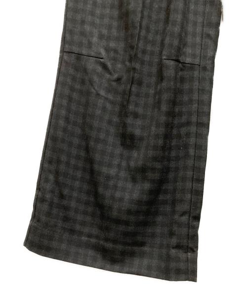 Jaded London（ジェイデッドロンドン）Jaded London (ジェイデッドロンドン) 1タック チェックパンツ ブラック サイズ:30の古着・服飾アイテム