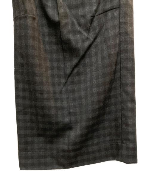 Jaded London（ジェイデッドロンドン）Jaded London (ジェイデッドロンドン) 1タック チェックパンツ ブラック サイズ:30の古着・服飾アイテム