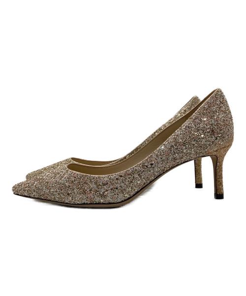 JIMMY CHOO（ジミーチュウ）JIMMY CHOO (ジミーチュウ) ROMY60 グリッターパンプス マルチカラー サイズ:37の古着・服飾アイテム