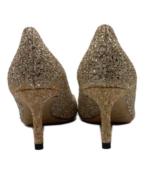 JIMMY CHOO（ジミーチュウ）JIMMY CHOO (ジミーチュウ) ROMY60 グリッターパンプス マルチカラー サイズ:37の古着・服飾アイテム