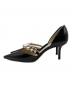 JIMMY CHOO (ジミーチュウ) AURELIE65 エナメルパンプス ブラック サイズ:37.5：40000円