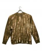 FDMTLファンダメンタル）の古着「TIE DYE SWEAT SHIRT」｜ブラウン