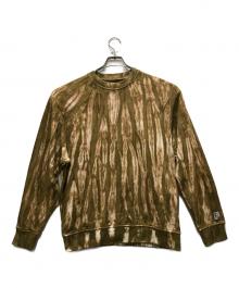 FDMTL（ファンダメンタル）の古着「TIE DYE SWEAT SHIRT」｜ブラウン