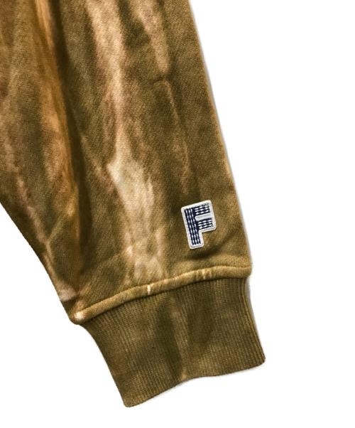 FDMTL（ファンダメンタル）FDMTL (ファンダメンタル) TIE DYE SWEAT SHIRT ブラウン サイズ:2の古着・服飾アイテム