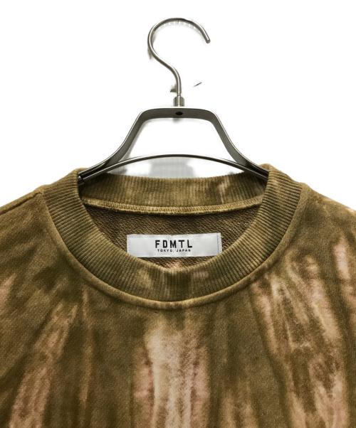 FDMTL（ファンダメンタル）FDMTL (ファンダメンタル) TIE DYE SWEAT SHIRT ブラウン サイズ:2の古着・服飾アイテム