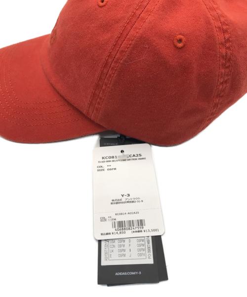 Y-3（ワイスリー）Y-3 (ワイスリー) DAD CAP オレンジの古着・服飾アイテム