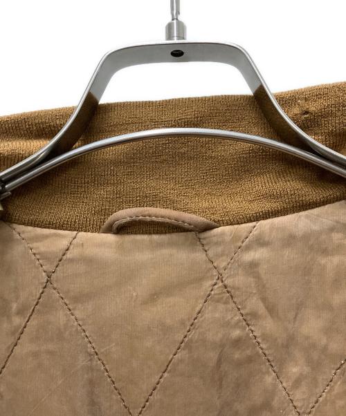 ERMENEGILDO ZEGNA（エルメネジルド・ゼニア）Ermenegildo Zegna (エルメネジルド・ゼニア) レザードライビングブルゾン ブラウン サイズ:Mの古着・服飾アイテム