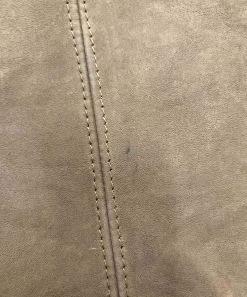ERMENEGILDO ZEGNA（エルメネジルド・ゼニア）Ermenegildo Zegna (エルメネジルド・ゼニア) レザードライビングブルゾン ブラウン サイズ:Mの古着・服飾アイテム