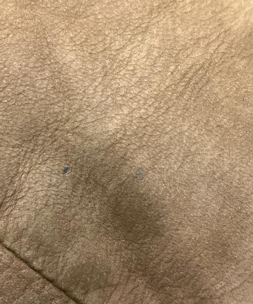 ERMENEGILDO ZEGNA（エルメネジルド・ゼニア）Ermenegildo Zegna (エルメネジルド・ゼニア) レザードライビングブルゾン ブラウン サイズ:Mの古着・服飾アイテム