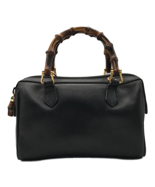 GUCCI（グッチ）GUCCI (グッチ) ミニ2WAYショルダーバッグ ブラックの古着・服飾アイテム