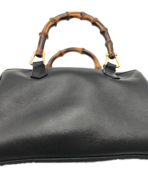 GUCCI（グッチ）GUCCI (グッチ) ミニ2WAYショルダーバッグ ブラックの古着・服飾アイテム