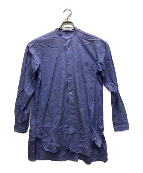 COMOLI（コモリ）COMOLI (コモリ) 21AWバンドカラーシャツ ネイビー サイズ:1の古着・服飾アイテム