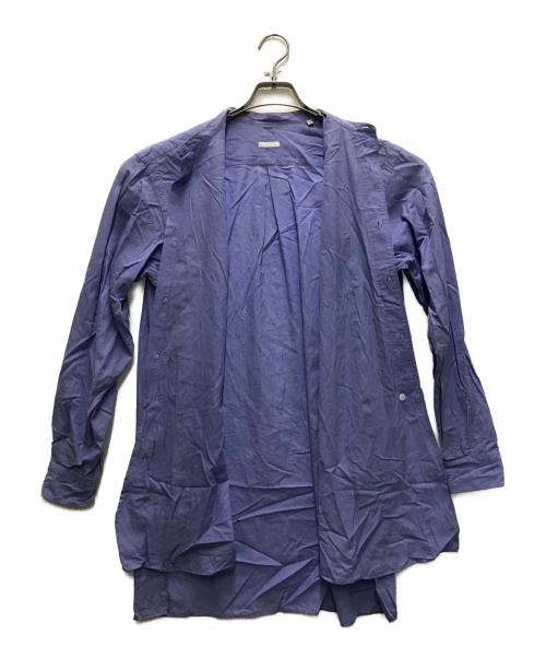 COMOLI（コモリ）COMOLI (コモリ) 21AWバンドカラーシャツ ネイビー サイズ:1の古着・服飾アイテム