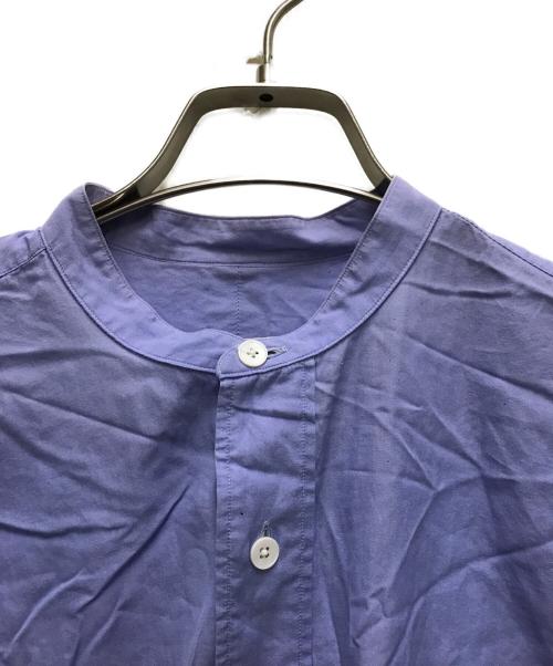 COMOLI（コモリ）COMOLI (コモリ) 21AWバンドカラーシャツ ネイビー サイズ:1の古着・服飾アイテム
