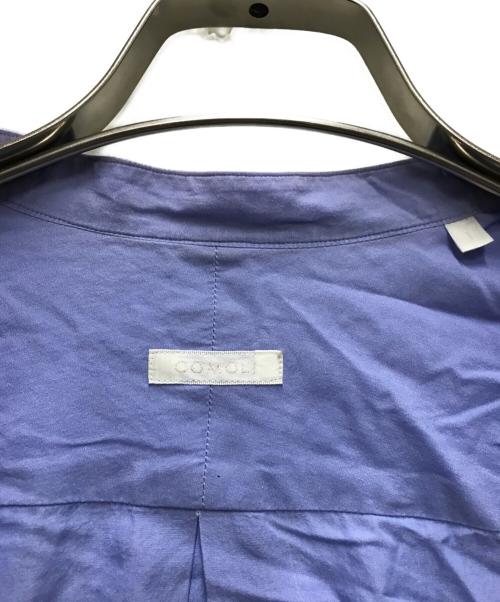 COMOLI（コモリ）COMOLI (コモリ) 21AWバンドカラーシャツ ネイビー サイズ:1の古着・服飾アイテム