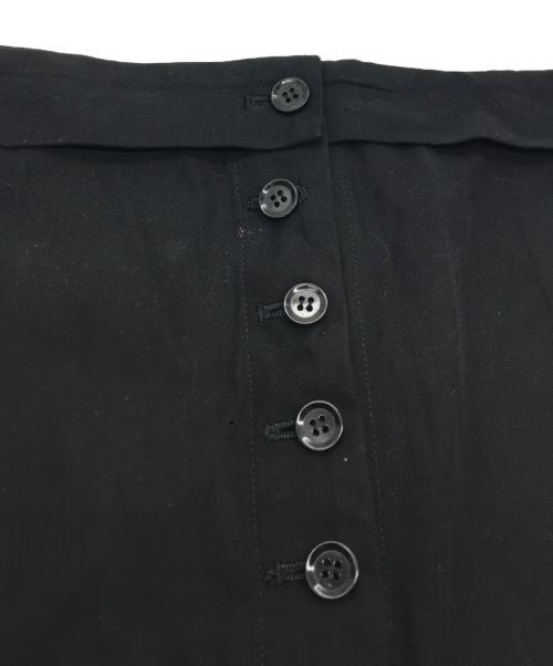 Y's（ワイズ）Y's (ワイズ) 多重フロントボタンスカート ブラック サイズ:1の古着・服飾アイテム