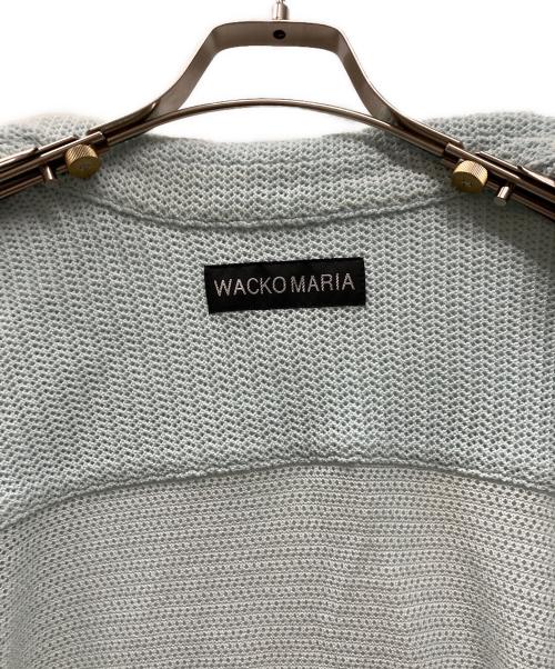 WACKO MARIA（ワコマリア）WACKO MARIA (ワコマリア) SUMMER KNIT OPEN COLLAR SHIRT ブルー サイズ:XLの古着・服飾アイテム