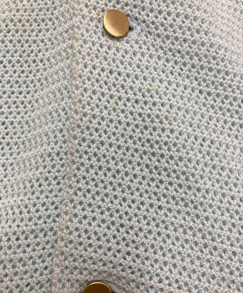 WACKO MARIA（ワコマリア）WACKO MARIA (ワコマリア) SUMMER KNIT OPEN COLLAR SHIRT ブルー サイズ:XLの古着・服飾アイテム