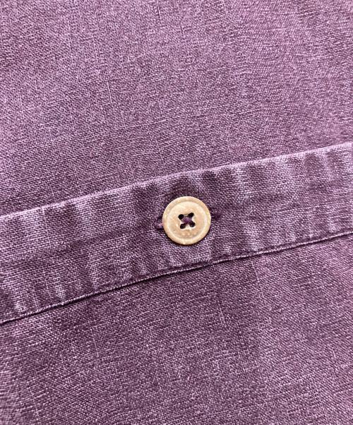 Patagonia（パタゴニア）Patagonia (パタゴニア) 90’sヘンプリネン染めシャツ バーガンディー サイズ:Lの古着・服飾アイテム