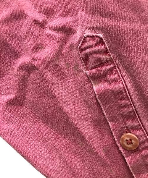 Patagonia（パタゴニア）Patagonia (パタゴニア) 90’s コットン染めL/Sシャツ レッド サイズ:XLの古着・服飾アイテム