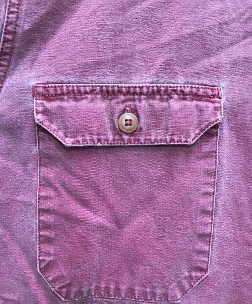 Patagonia（パタゴニア）Patagonia (パタゴニア) 90’s コットン染めL/Sシャツ レッド サイズ:XLの古着・服飾アイテム