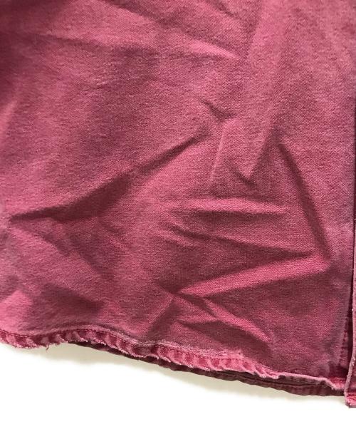 Patagonia（パタゴニア）Patagonia (パタゴニア) 90’s コットン染めL/Sシャツ レッド サイズ:XLの古着・服飾アイテム