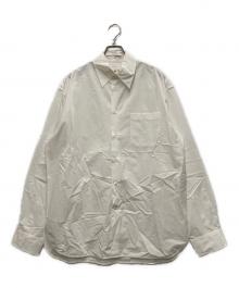 MARNI（マルニ）の古着「ストライプ切替ポプリンシャツ」｜ホワイト
