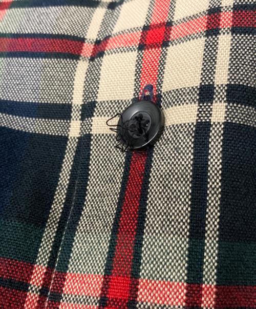 POLO RALPH LAUREN（ポロ・ラルフローレン）POLO RALPH LAUREN (ポロ・ラルフローレン) 90'S SKI CAMP SHIRTS ネイビー×レッド サイズ:Mの古着・服飾アイテム