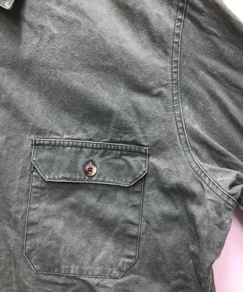 Patagonia（パタゴニア）Patagonia (パタゴニア) 90's コットン染めシャツ グリーン サイズ:XLの古着・服飾アイテム