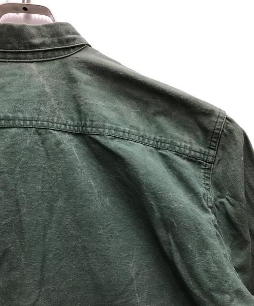 Patagonia（パタゴニア）Patagonia (パタゴニア) 90's コットン染めシャツ グリーン サイズ:XLの古着・服飾アイテム