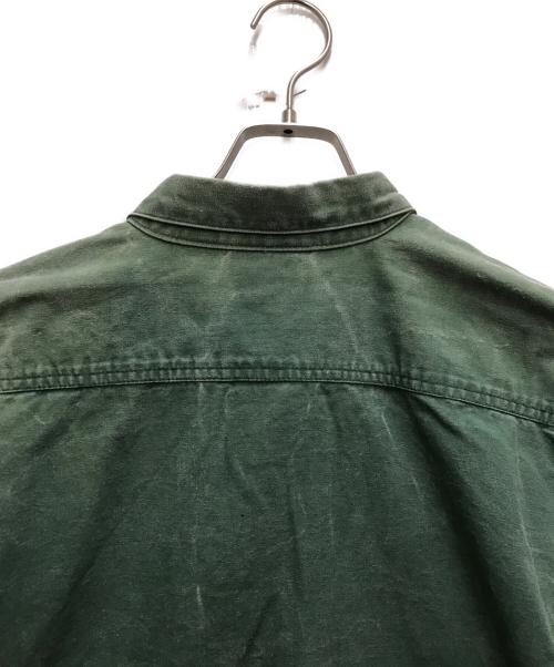 Patagonia（パタゴニア）Patagonia (パタゴニア) 90's コットン染めシャツ グリーン サイズ:XLの古着・服飾アイテム